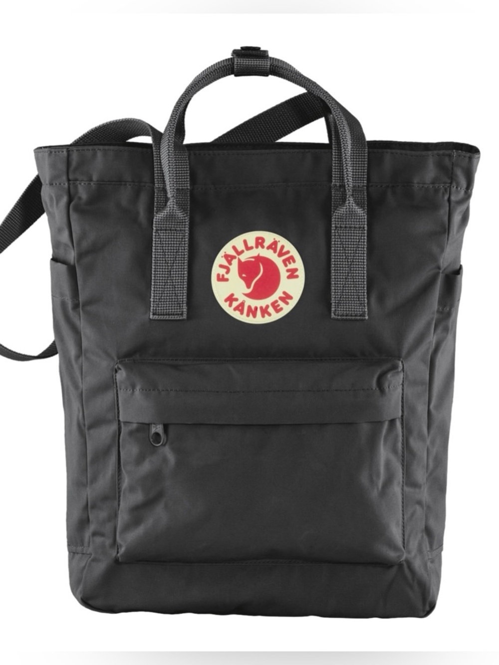Fjallraven Kanken Totepack Black Convertible Backpack Tote Bag
